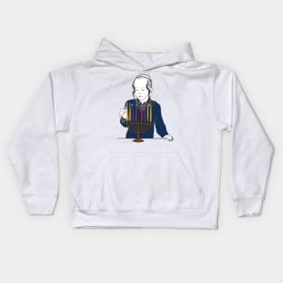 Lighting the Hanukkah Menorah Kids Hoodie